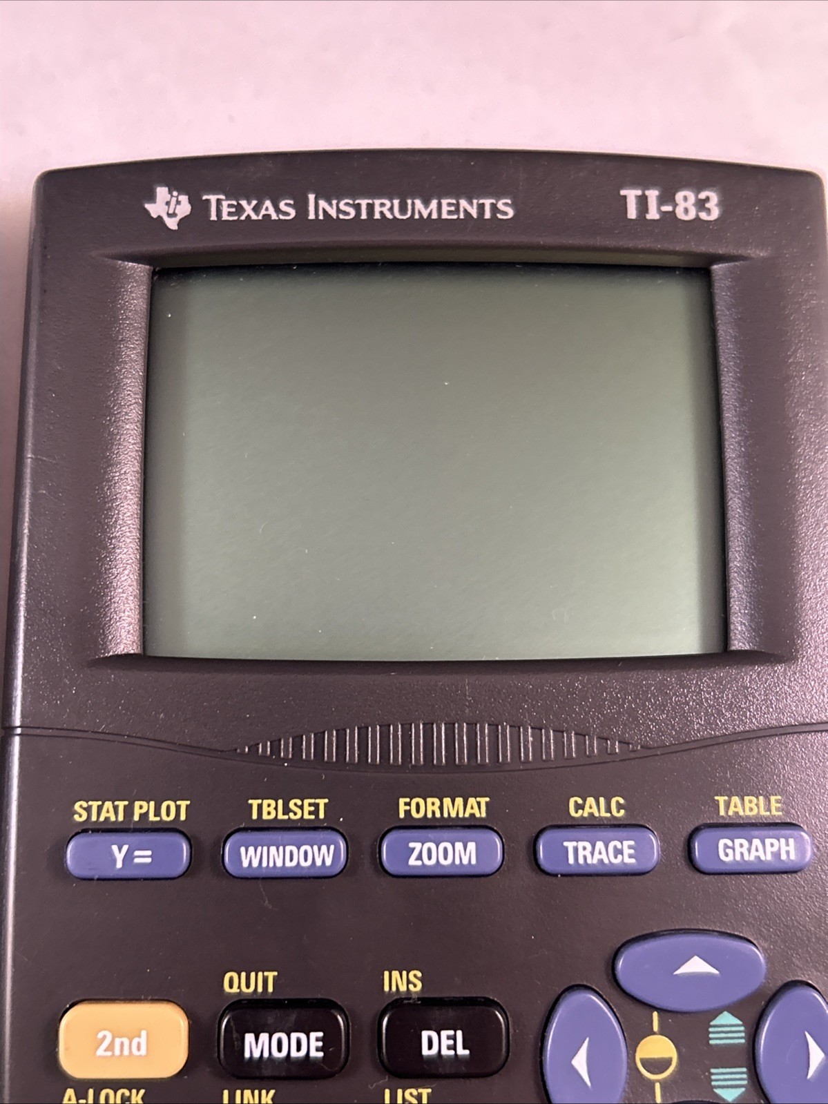 Texas Instruments TI-83 Graphing Calculator with Cover Tested Working