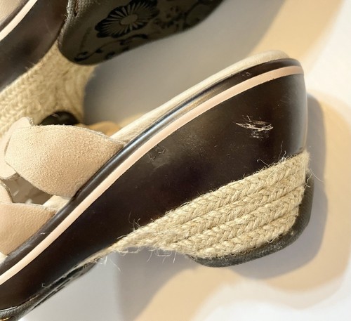 Jambu Memory Foam Romance Crema Beige Scarpe Sandali Pelle Interbloccati 7 M - Foto 6 di 6