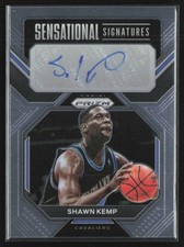 Shawn Kemp 2022-23 Panini Prizm Sensational Signatures Auto #SS-SK Seattle