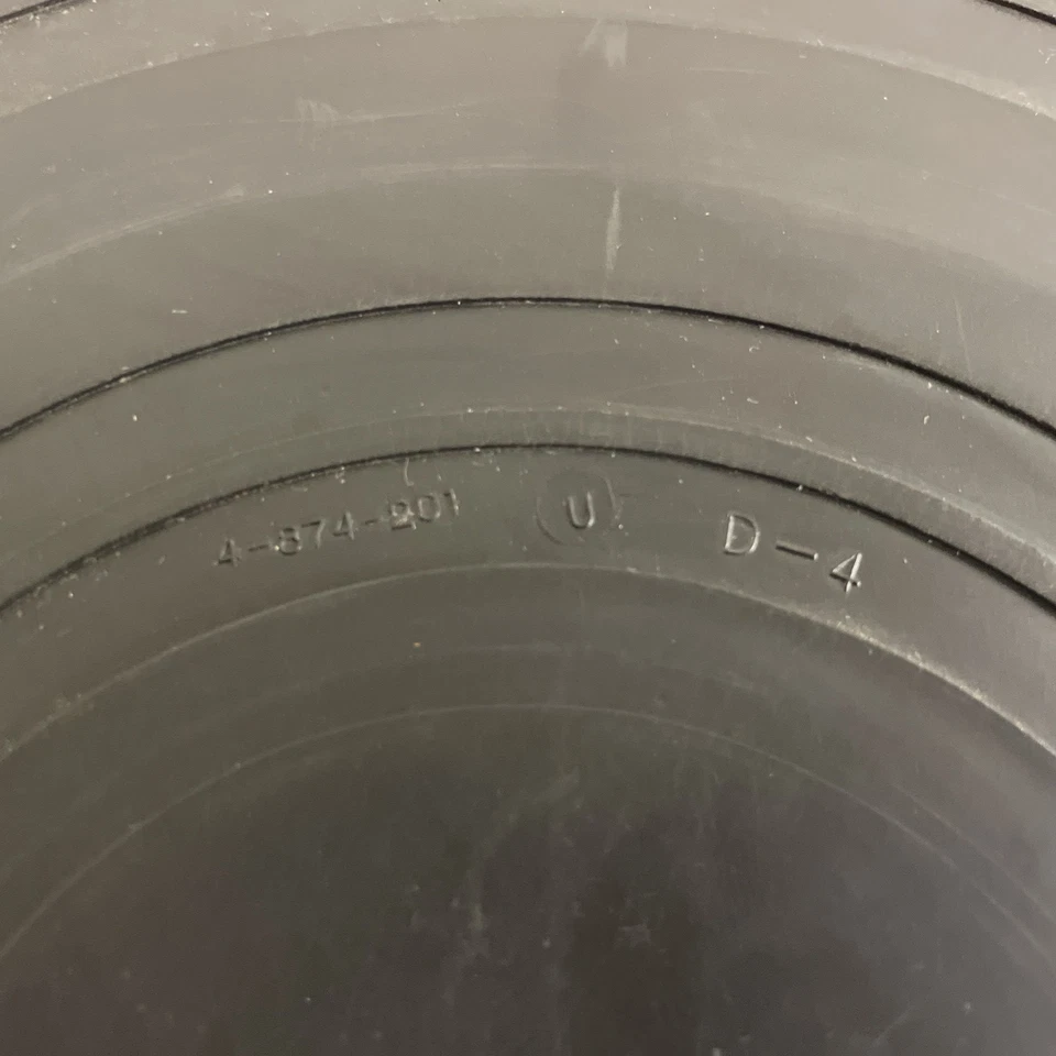 Tocadiscos Sony PS-LX2 parte goma plato alfombrilla Japón suave flexible Foto 3 de 4