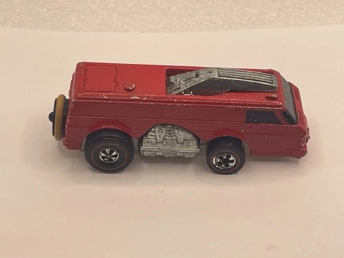 Vintage Hot Wheels Redline Revvers Burnin' Box Enamel Red Hong Kong 1973 Van