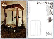 Continental Four Poster Bed Room Postcard