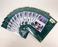 12 Burnes Elite 4x6 Tabletop Photo Pocket Pages Memo Area 120 pages
