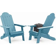Folding adirondack chair for outdoor: easy to assemble and comfortable