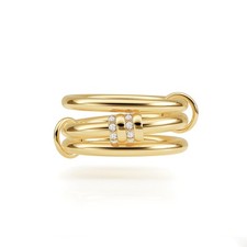 Stackable Rings for Women Non Tarnish, 14K Gold Plated Dainty Cubic Zirconia ...