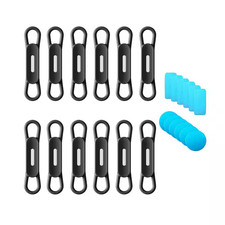12 Pack Magnetic Pen Holder Silicone Magnetic Pencil Holder for Locker Dry Erase
