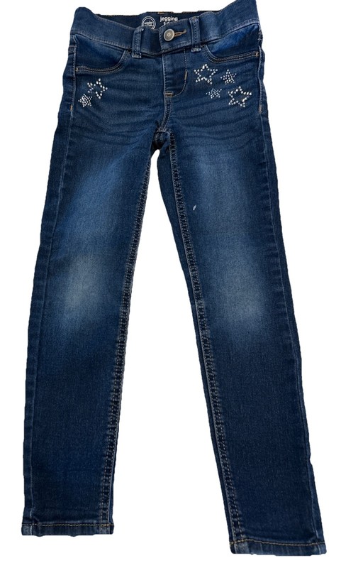 Wonder Nation Faded Denim Jeggings Girls Size Small 6-6x