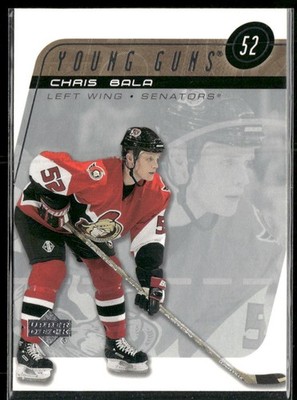 2002-03 Upper Deck Chris Bala Young Guns RC #216 Ottawa Senators