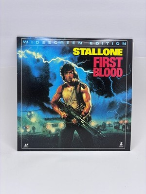 First Blood LaserDisc 1982 Action Widescreen Edition Carolco Rambo Stallone