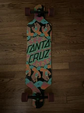 Santa Cruz Skateboards Drop ThroughLongboard Complete Deck.