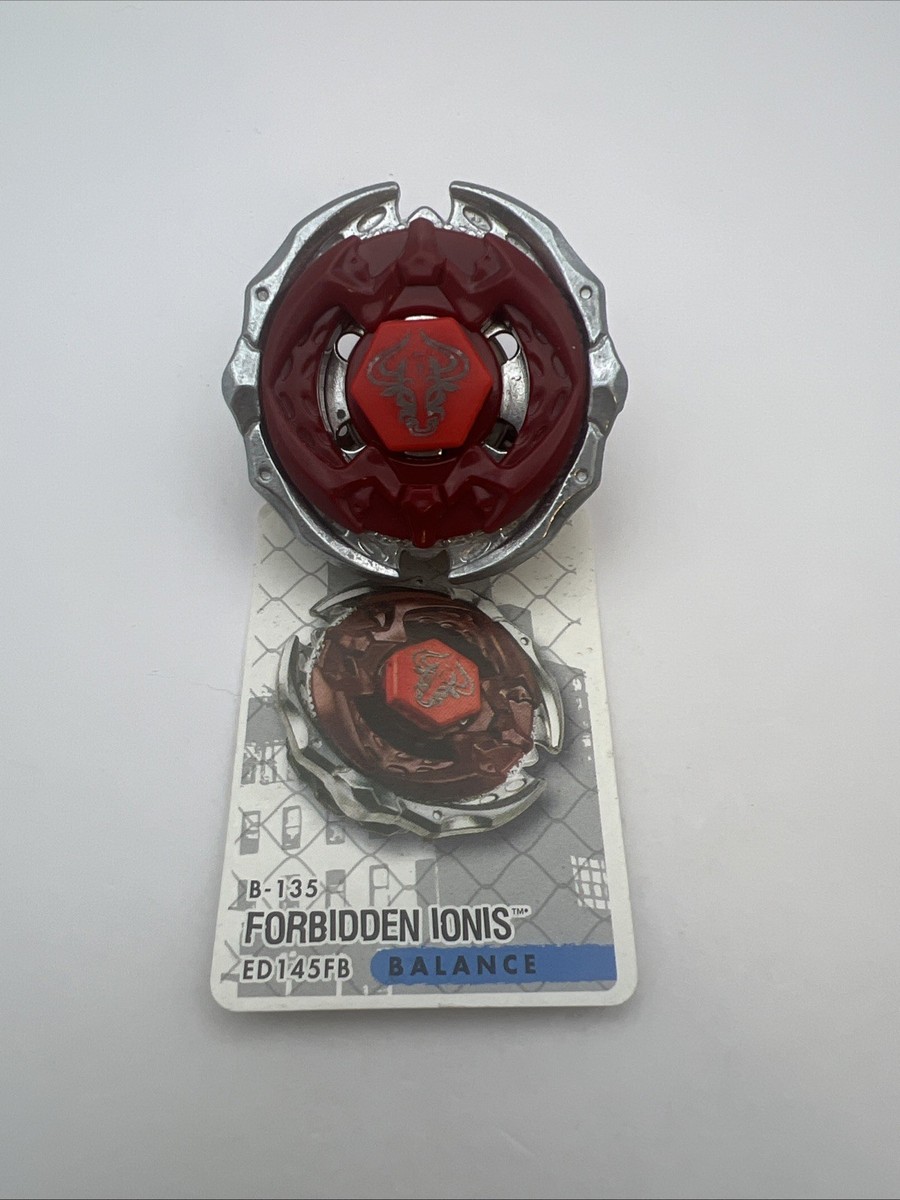 Forbidden Ionis ED145FB Beyblade With Card Hasbro Metal Fury | eBay