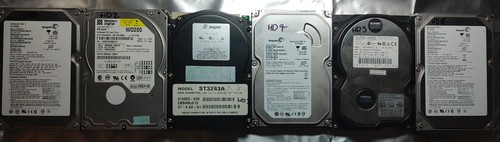 DOS 3.5" IDE Hard drives various 80gb to 233mb Tested and Working see Full Info - Foto 1 di 19