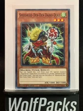 Yu-Gi-Oh! TCG Speedroid Den-Den Daiko Duke LED8-EN013 Synchro Storm 1st Edition