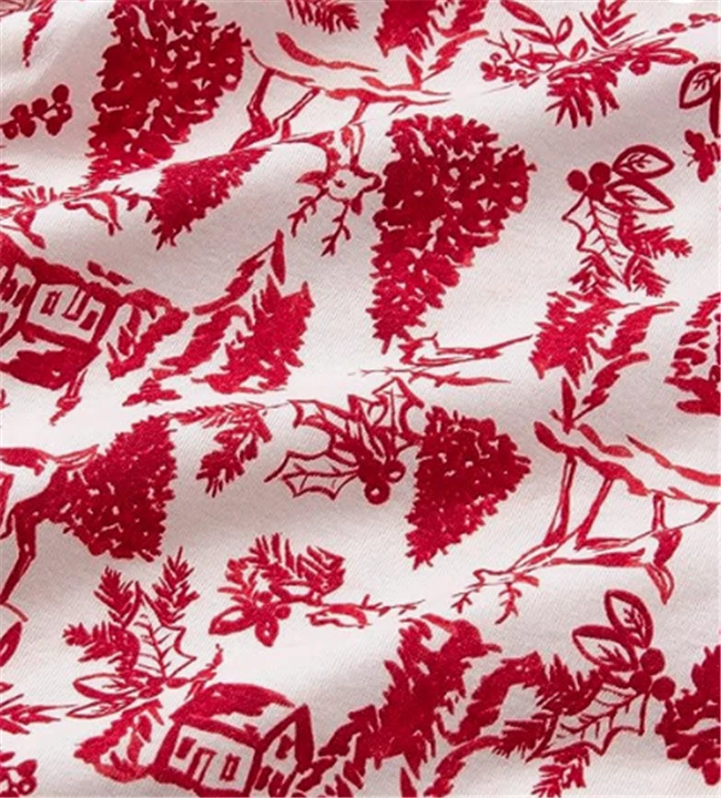 Burt's Bees Baby Medium 2-Pc Women's Woodland T-Shirt & Pant PJ
