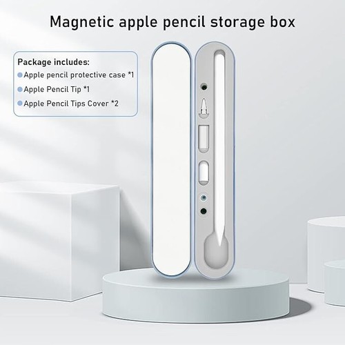 Custodia magnetica portamatite iPad portatile per Apple Pencil 1a/2a generazione - Foto 8 di 24