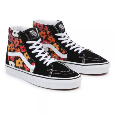 Vans SK8 Hi Flower Black Women display picture 3
