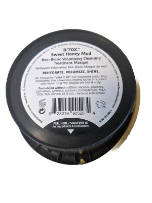  Tweak'd Nature Hair Treatment  B'Tox Sweet Honey Mud Honeylux No Box No Seal 