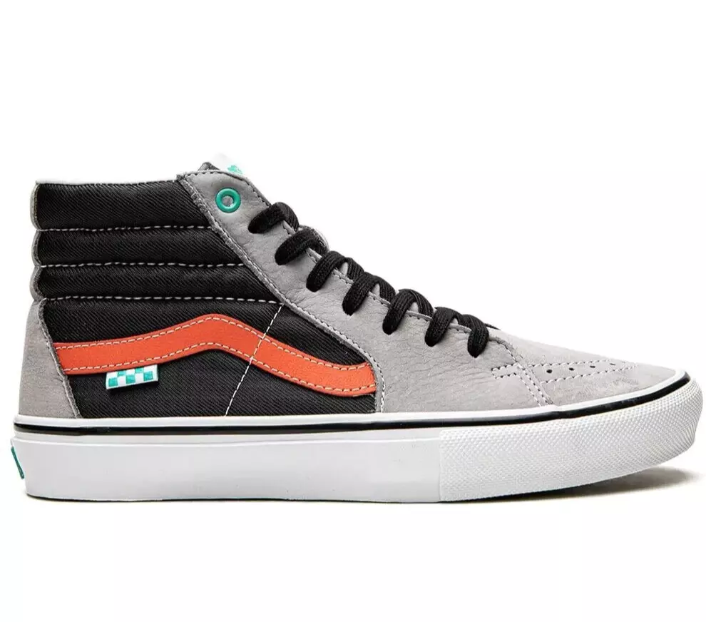 VANS LUCID SK8-HI (GRAY/ORANGE)