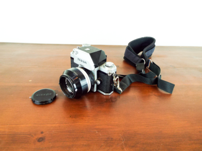 Vintage 60s Nikon F Camera Nikkor S Auto Lens f1.4 50mm 35mm