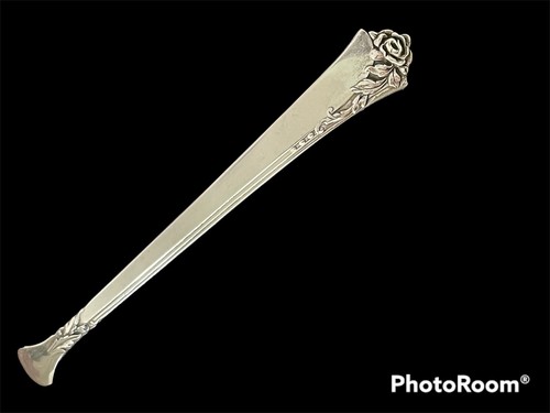 Cimelio "Damask Rose" Mestolo Gravy in argento sterling 6 1/4" - Foto 2 di 3