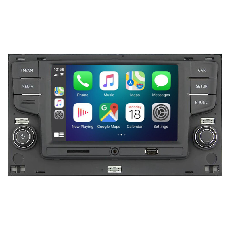 CarPlay Radio For VW Golf Mk7 Android Auto 5GD035280B 6.5 MIB1 MQB RCD330  Stereo