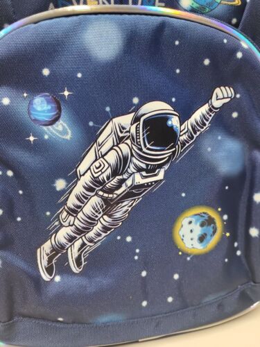 Backpack Space Adventure Boys Elementary Kindergarten Preschool School Bag - Picture 2 of 7