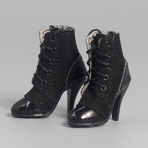 1//6 Scale Action Figures High Heel Shoes Ankle Boots for 12/'/' Female Coffee