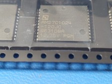  1 PC AM27C1024-120JC AMD OTP ROM, 64KX16, 120ns, CMOS, PLCC44