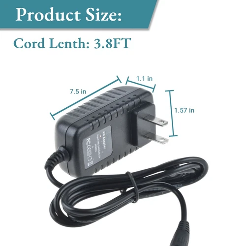 New 5V 2.5A AC Adapter Charger for KLM C705 Ainol NOVO7 ELF II Tablet aPad PC - Picture 3 of 4