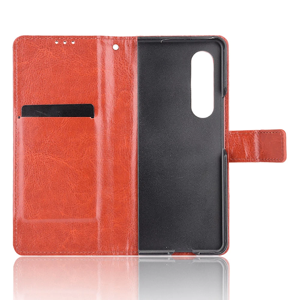 Samsung Galaxy Z Fold 3 Leather Case with Pen Slot & Card Holder