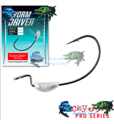Lucky John Worm Driver Hooks Soft Bait Hooks