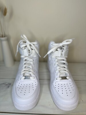 White Nike Men\'s Airforce one mid, 7.5 Nike Air Force 1 Mid  main image 3