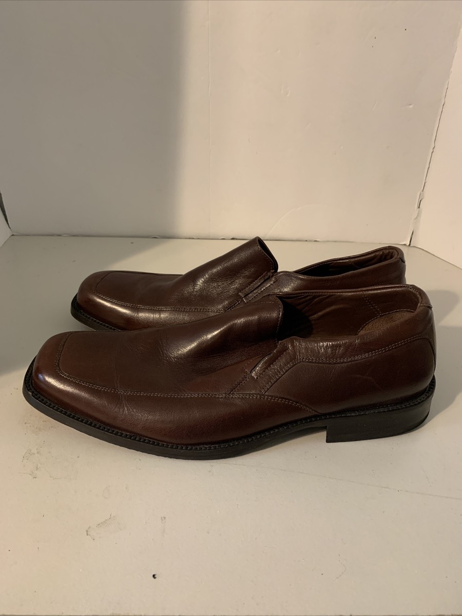 JOHNSTON MURPHY Casual Dress Shoes Cognac Brown Leather Driver Loafer Size 10M Johnston & Murphy M Loafer Leather Upper Casual Shoes for  main image 3