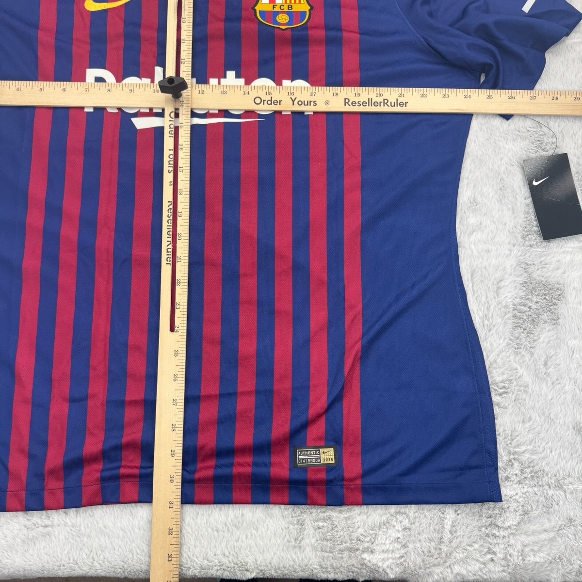 Nike FC Barcelona 2018 レプリカシャツ Nike FC Barcelona Men's Soccer Jersey Authentic 2018 - Size
