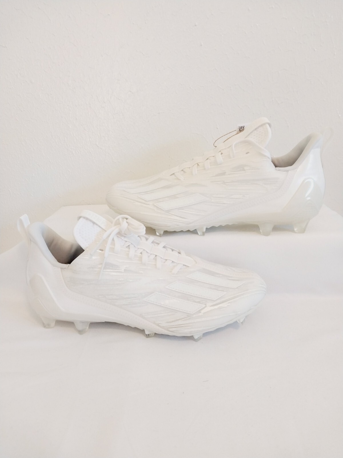 Adidas Adizero Triple White Football Cleats Mens Size 8.5 thumbnail 10
