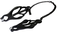 Butterfly Nipple Clamps Japanese Clover Metal Chain Clover Nipple Clamps USA