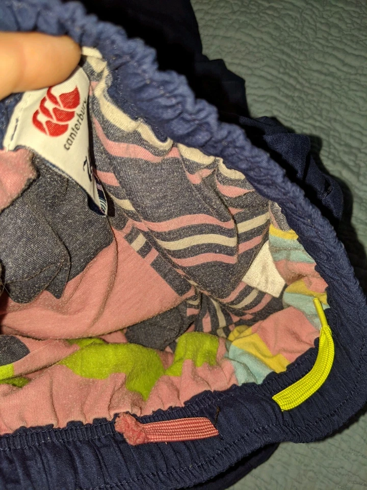 Canterbury Uglies Niñas Talla 10 pantalones forrados azules. Clásico, gran par Foto 4 de 4