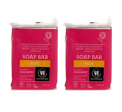 Urtekram Rose soap 12x 100g (5765228193204)