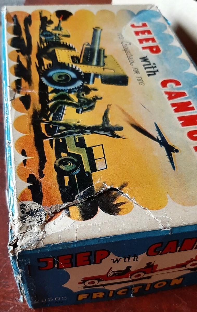 Vintage 1960s Cragstan Jeep with Cannon 20505 Japan BOX ONLY Vintage 1960s Cragstan Jeep with Cannon 20505 Japan BOX ONLY