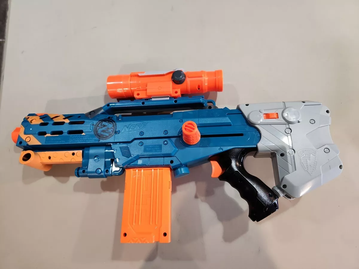 Nerf Zombie Strike ZED Squad Longshot CS-12 Blaster 