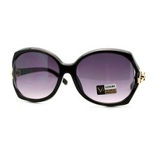 Womens Designer Fashion Sunglasses Oversized Round Square Frame