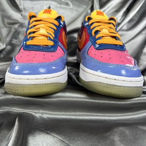Nike Undefeated x Air Force 1 Low Total Orange Men 5 / Women 7 US (DV5255-400) - Picture 5 of 15