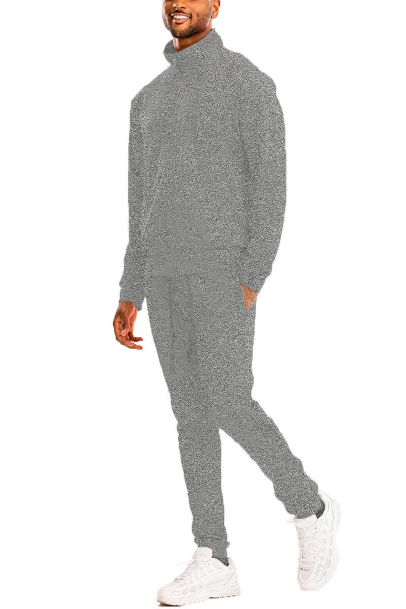 Essential Plain Basic Blank Full Zip Track Suit Jacket and