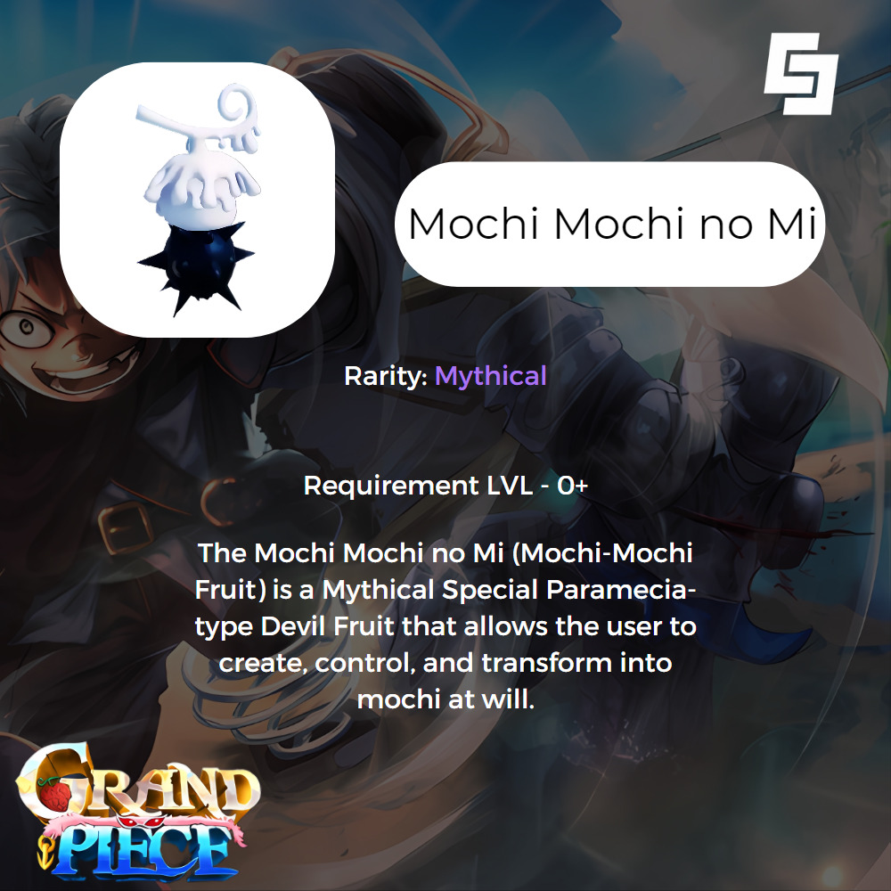 Mochi Mochi no mi  Grand piece Online 