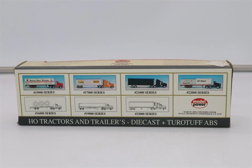 DIECAST 1:87 HO SCALE - TRACTOR AND TRAILER - CONRAIL MERCURY -MODEL POWER - NIP - Image 3 of 4