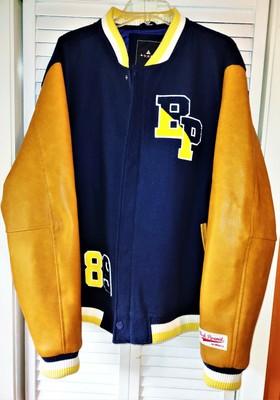 Black Pyramid Varsity Letter Jacket 