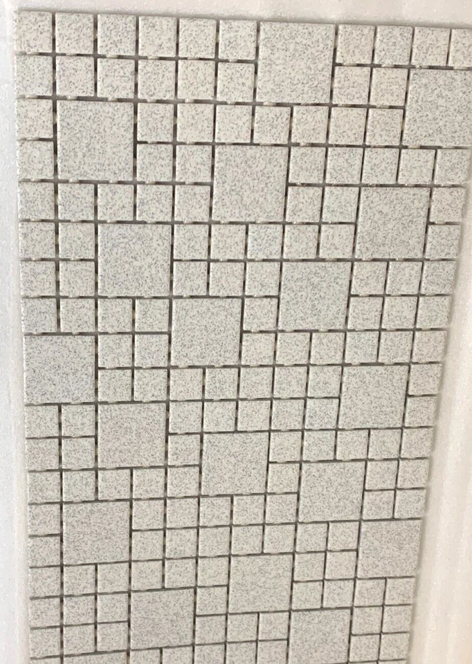New Daltile Mosaic Keystone 12" x 24" Floor Tile White/Black Speckled *120sqft* - Image 3 of 4