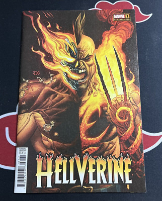 HELLVERINE #1 FIRST PRINT CASSARA SPOILER VARIANT Ghost Rider Wolverine Dakon NM