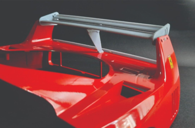 1/8 POCHER FERRARI F40 - LM GTE TWIN BLADE WING & DECK LIP SPOILER