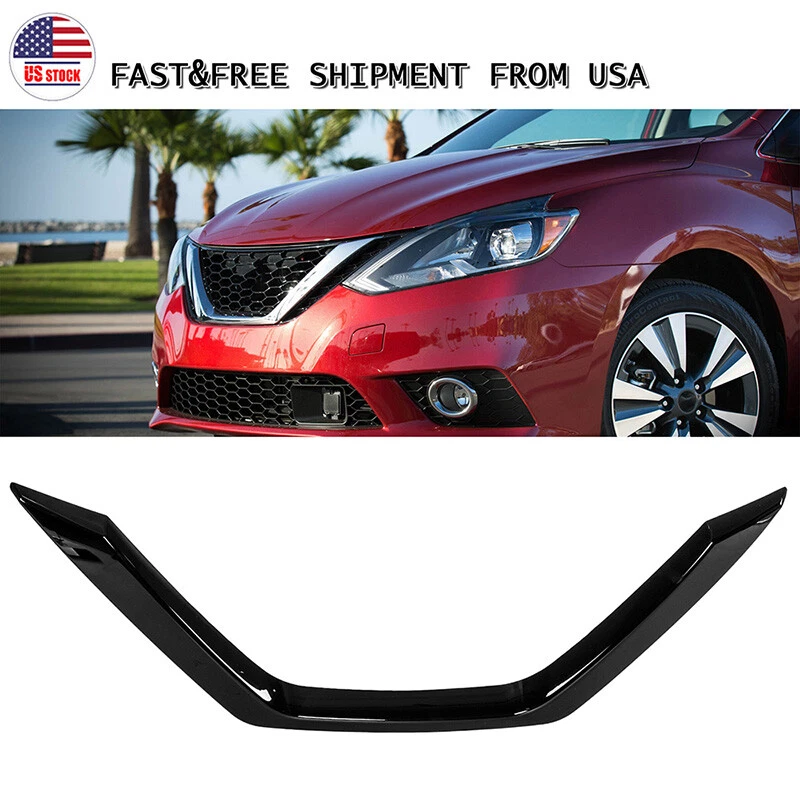 For Nissan Sentra 2016 2017 2018 2019 Gloss Black Front grill